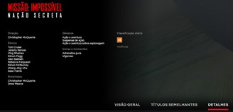 Explore os detalhes dos filmes e séries