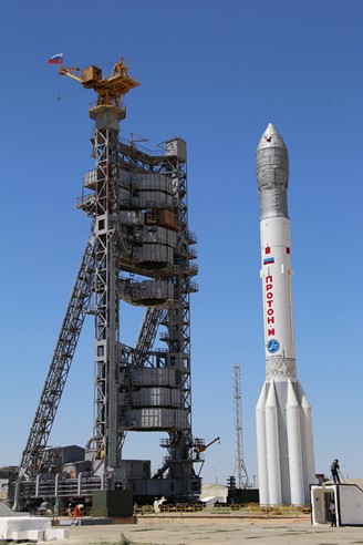 Foguete responsável pelo lançamento do Spektr-RG em 2019.