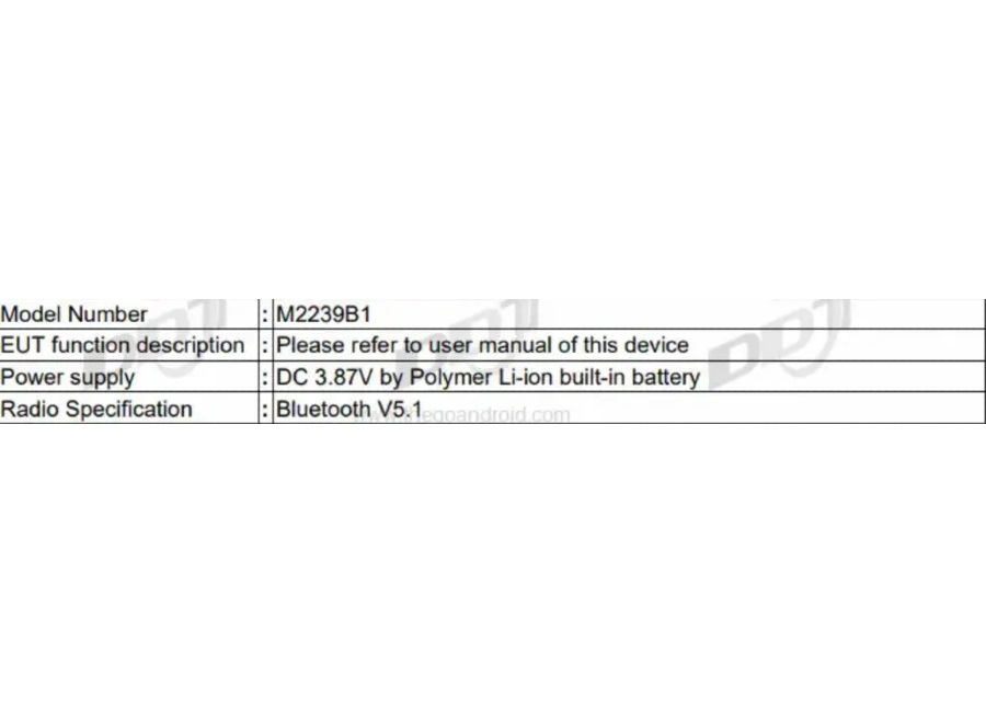 Mi Band 8 com batería de 3,87v e Bluetooth 5.1