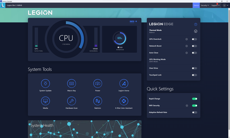 Software Lenovo Vantage 2