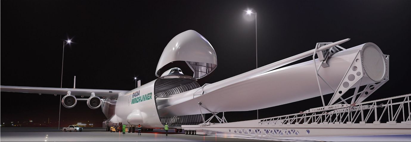 Windrunner, o maior avi&atilde;o cargueiro do mundo