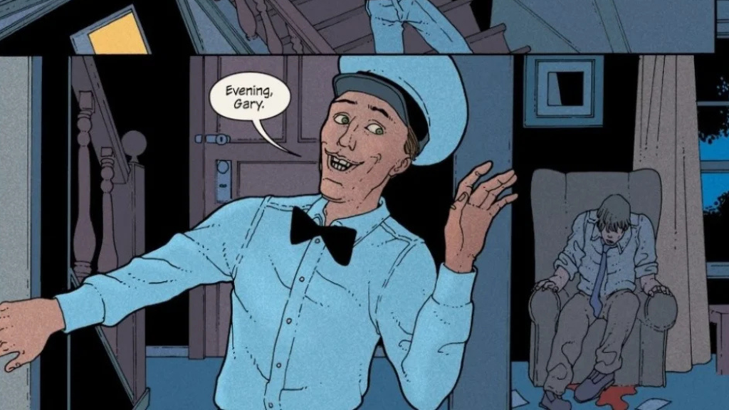 Em Ice Cream Man, acompanhamos uma antologia de terror liderada pelo sorveteiro Rick. (Imagem: Reprodução/Image Comics)
