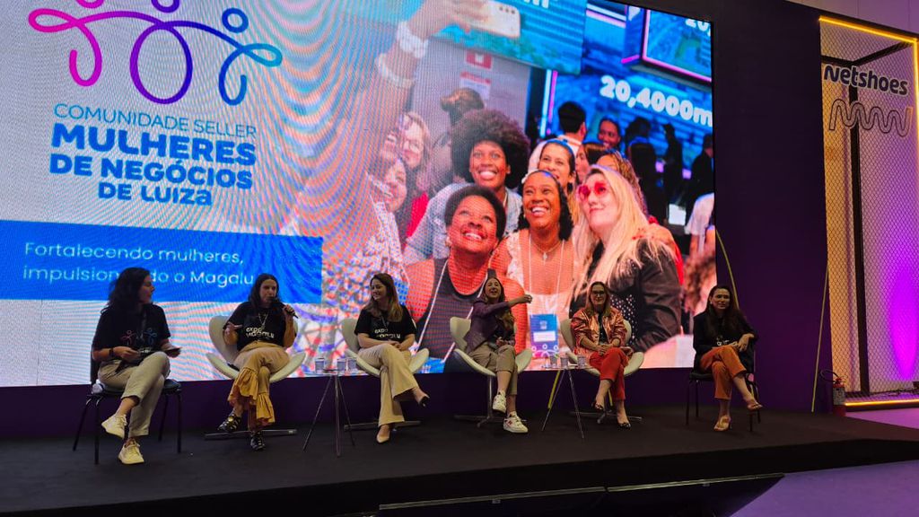 mulheres no topo expo magalu