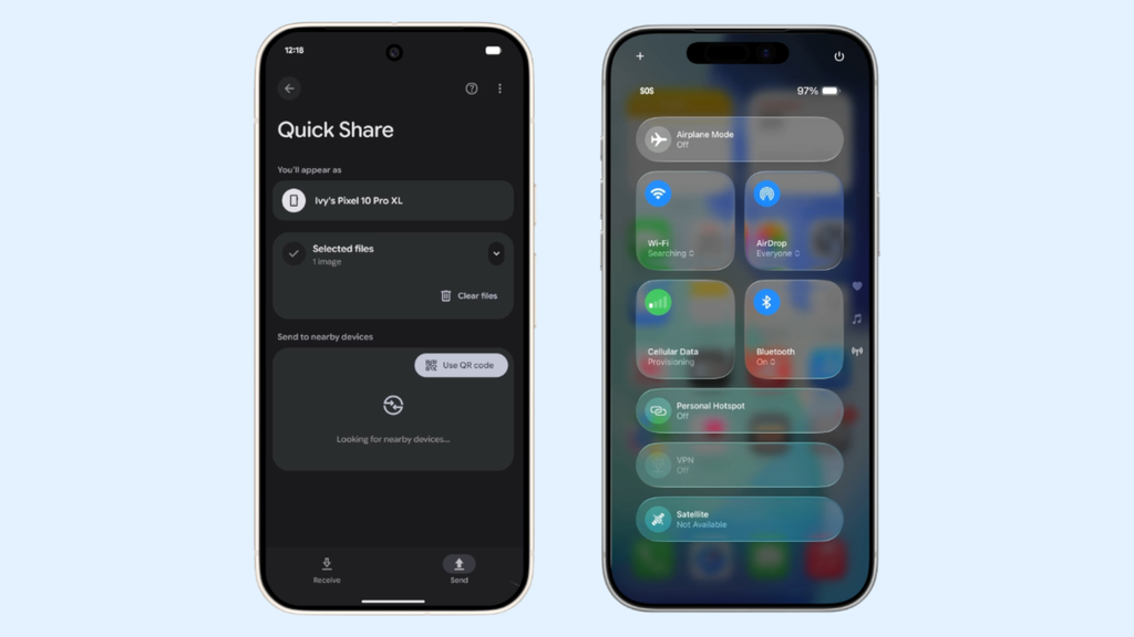 Quick Share e AirDrop